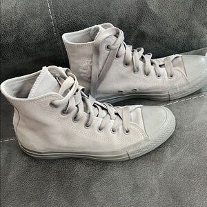 Converse Classic Gray High-Top Sneakers